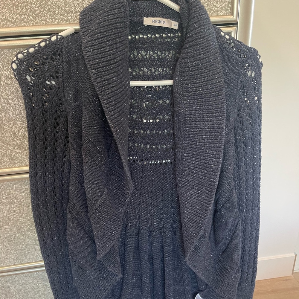 Women's Long Sleeve Cardigan Sweater for Women Open Front Knit